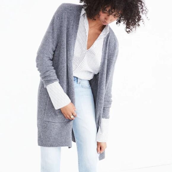 Madewell Kent Cardigan Sweater in Coziest Yarn Women’s Size Small Wool Alpaca - Picture 1 of 7